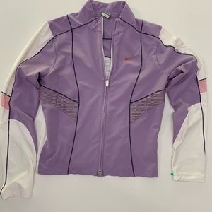 Nike Fitted Dri-fit Purple Jacket